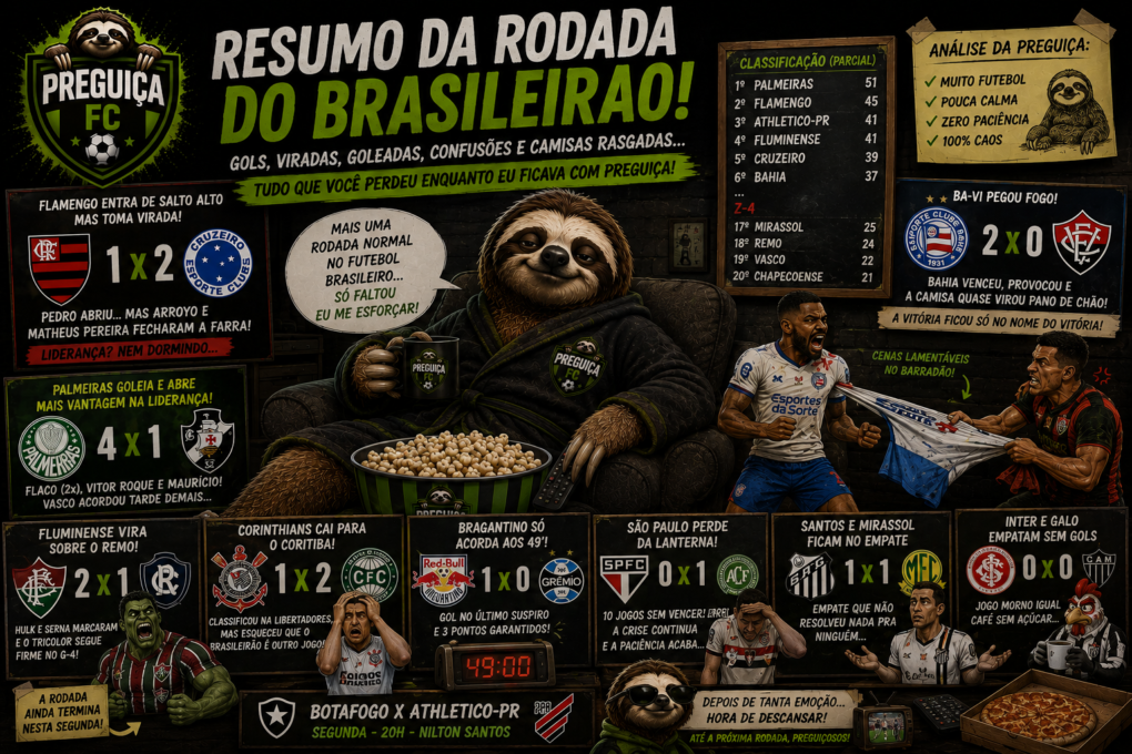resumo da rodada do brasileirão