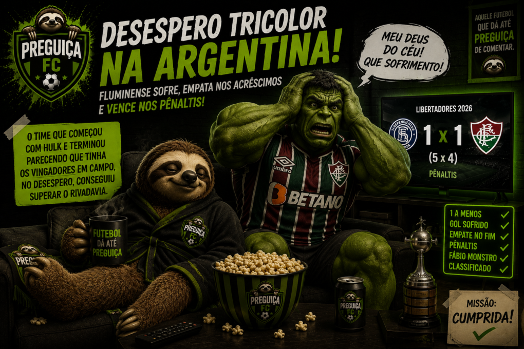 desespero do fluminense contra o rivadavia