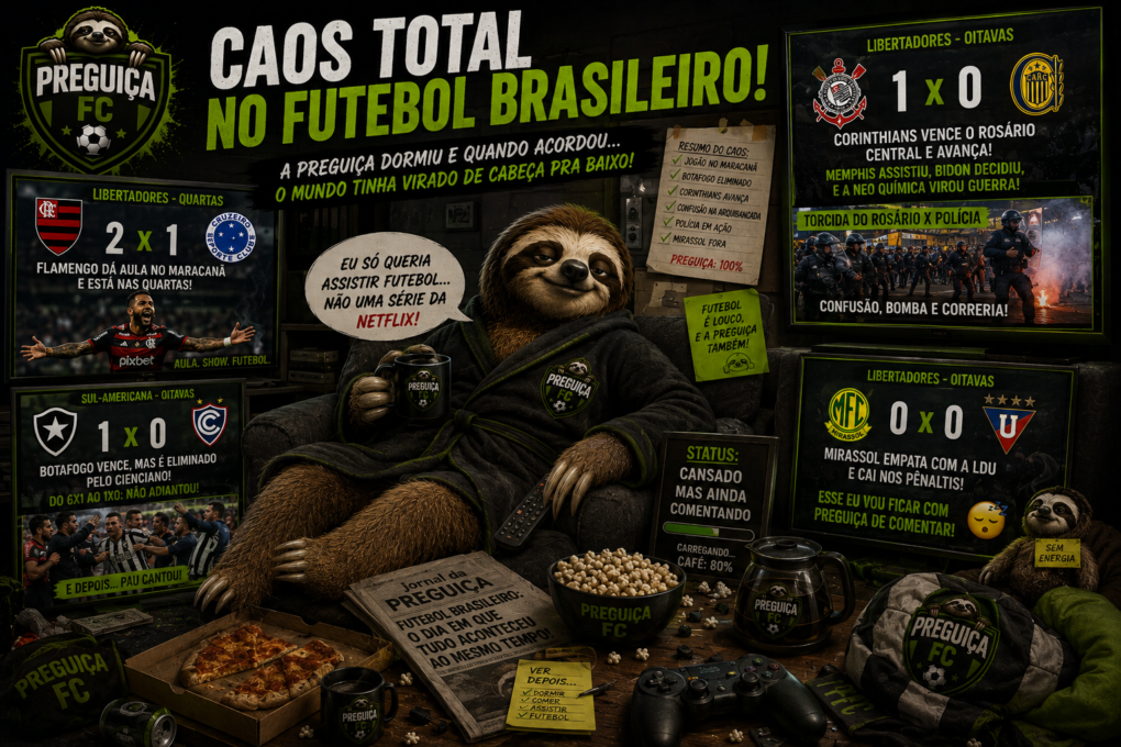 Futebol brasileiro nos ultimos dias na libertadores e sulamericana